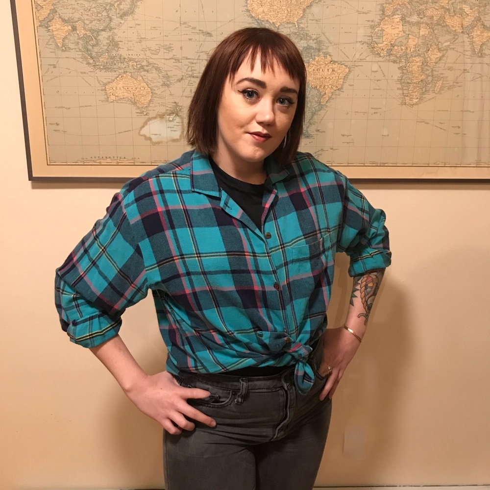 Vintage flannel from company Witts End